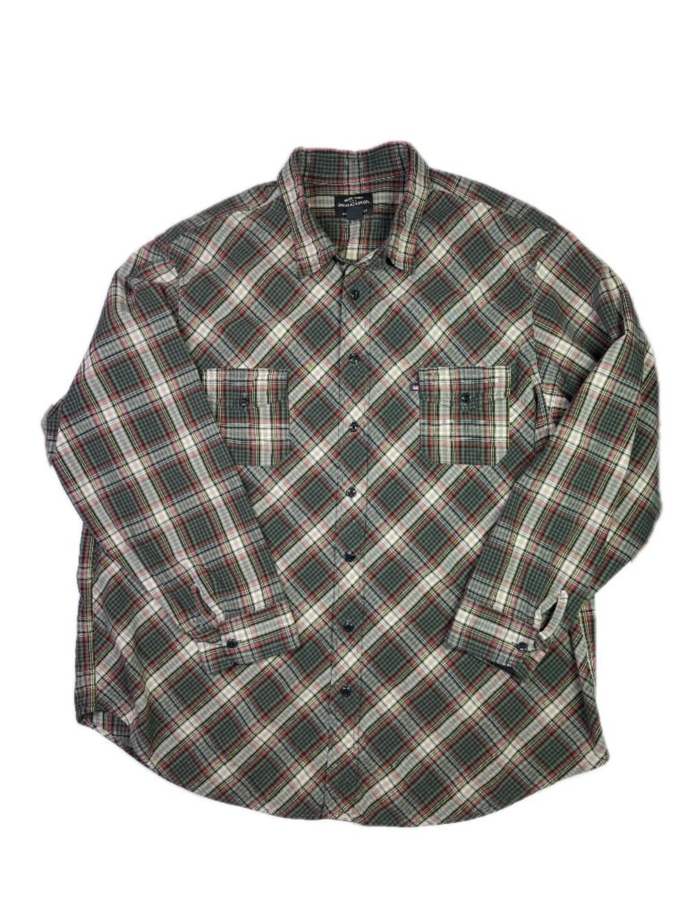 POLO Jeans Co Ralph Lauren Men's 3XT Plaid Button-Up Shirt